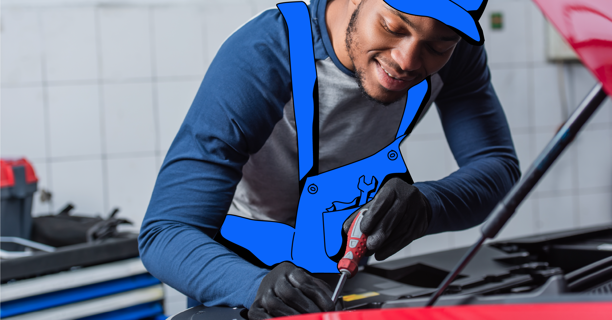 Tasker performing a Auto Electrician job.